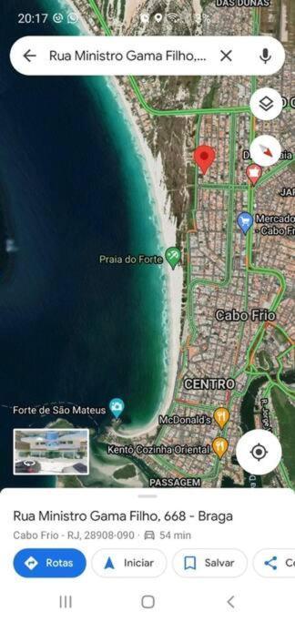 카보프리우 Lindissimo Apartamento, Ar Condic, 7 Min Da Praia! 아파트 외부 사진